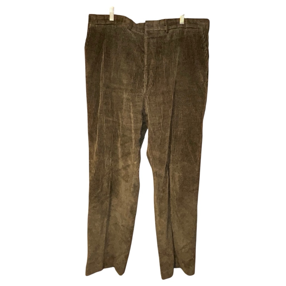 Lands’ End Men’s Vtg Corduroy Pants 40 Long L34 Brown USA Academia Preppy